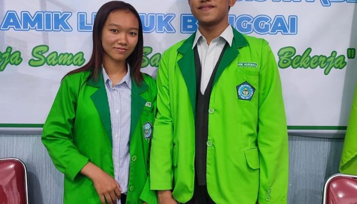 Direktur Lantik Kezia dan Felix Jabat Ketua-Wakil BEM AMIK Luwuk Banggai 