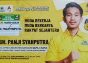 Panji Syahputra Tamoreka Bantu Bangun Lapangan Voli di BTN Bukit Mambual Regency 