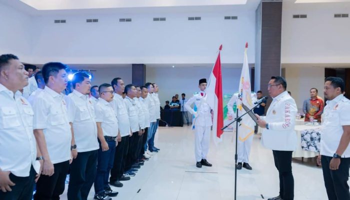 Bupati Amirudin Resmi Dilantik Sebagai Ketua KONI Banggai Periode 2023-2027