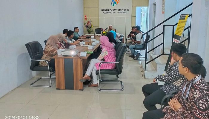 BPS Banggai Rilis Inflasi Januari 2024 di Kota Luwuk 0,27 Persen