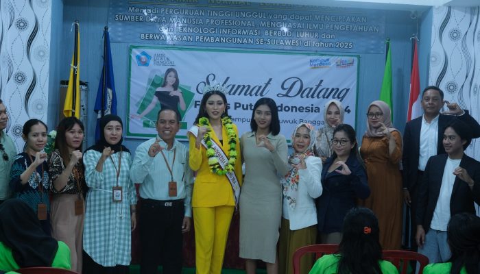 Finalis Puteri Indonesia Sambangi Kampus Kebanggaannya AMIK Luwuk