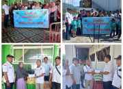 PWI Banggai Peringati Hari Pers Nasional dengan Berbagi ke 2 Panti Asuhan