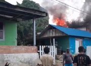 Naas, Rumah Seorang Caleg Dapil 4 Bangkep Dilalap Si Jago Merah