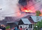 2 Rumah Warga di Bulagi Bangkep Terbakar, Kerugian Ditaksir Rp80 Juta