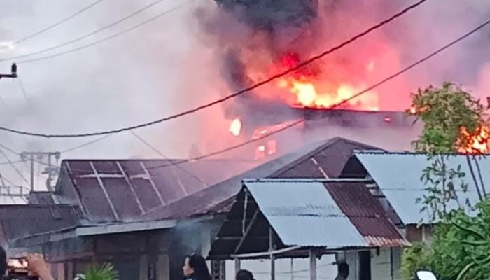 2 Rumah Warga di Bulagi Bangkep Terbakar, Kerugian Ditaksir Rp80 Juta