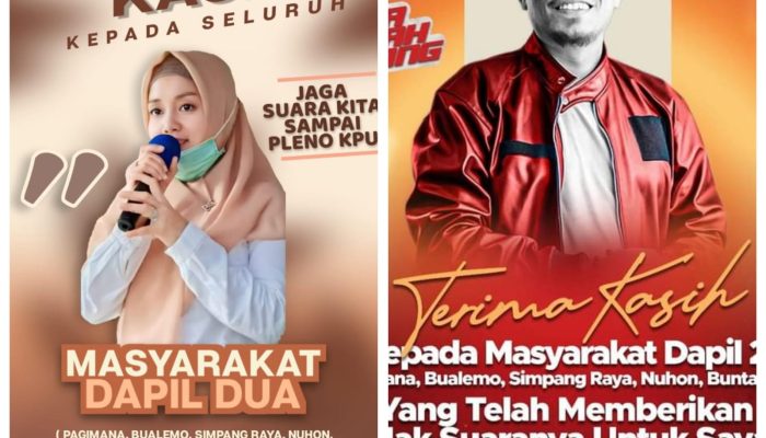 Masnawati dan Herdi Berhasil Kunci 2 Kursi Dapil 2 Banggai