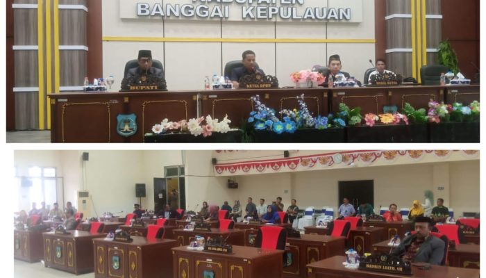 DPRD Gelar Paripurna Pemberhentian dan Pengangkatan PAW Anggota DPRD Bangkep