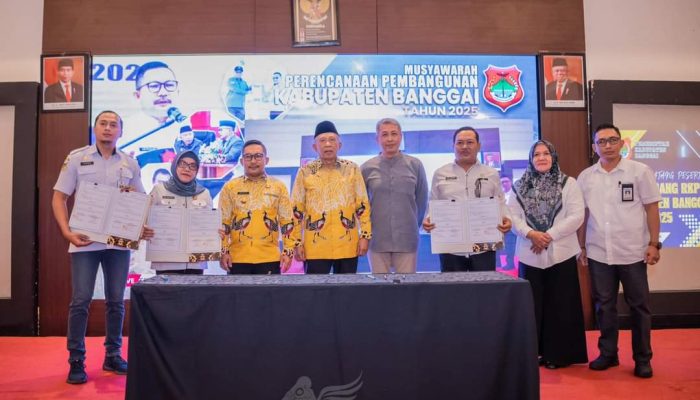 Bupati Banggai Teken Kesepakatan dan PKS Bersama Petrotekno, PT. PAU, dan JOB Tomori