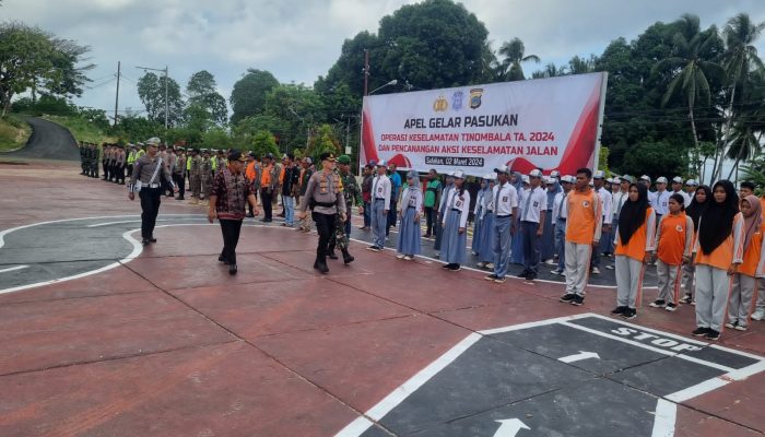 Jelang Ramadhan, Polres Bangkep Gelar Apel Pasukan Operasi Keselamatan Tinombala 2024