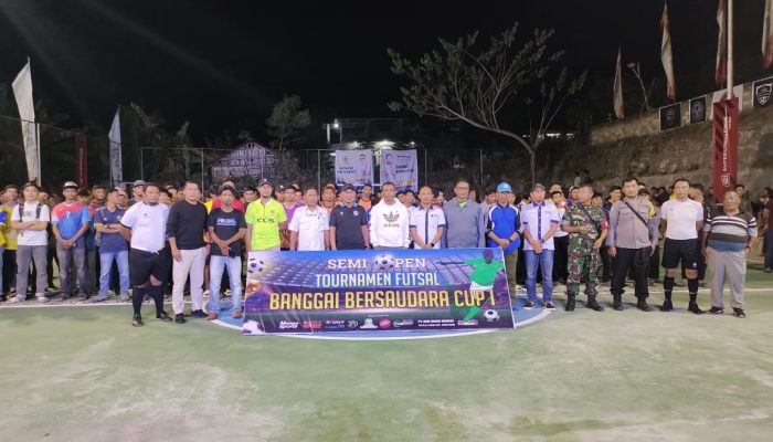 Diikuti 32 Tim, Turnamen Futsal Banggai Bersaudara Cup Resmi Bergulir, Kadispora Ingatkan Junjung Sportivitas!