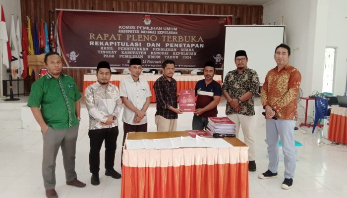 Rapat Pleno KPU Bangkep Tetapkan 25 Caleg Terpilih, Ini Daftarnya!