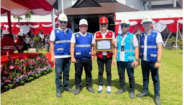 Momentum Bulan K3 Nasional, PLN Tahuna Raih Penghargaan Zero Accident