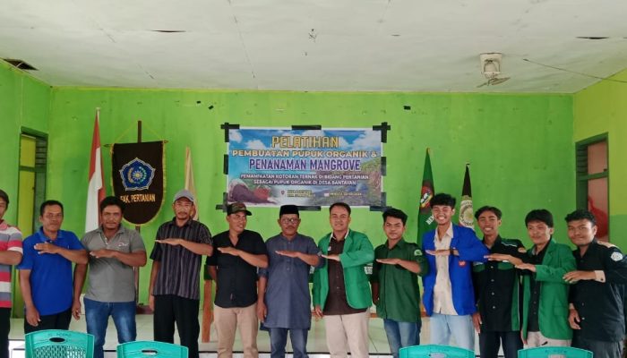 Kompak! BEM Faperta Untika dan Unismuh Luwuk Gelar Pelatihan Pembuatan Pupuk Organik di Luwuk Timur