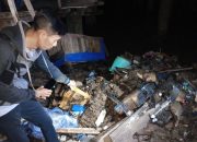 Rumah Nelayan di Pasar Tua Luwuk Terbakar, Diduga Api Dari Puntung Rokok