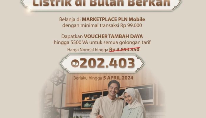 Wow! PLN Tebar Diskon Tambah Daya Listrik Hingga 5.500 VA Hanya Rp202.403