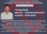 PT Multifinance Luwuk Sampaikan Pemberitahuan Eks Karyawannya Tidak Lagi Bekerja