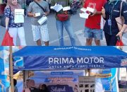 Ngabuburit Bareng Pengguna Yamaha Gear 125, Prima Motor Bagi-bagi Takjil 