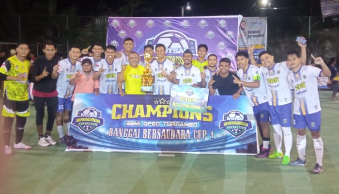 Pecundangi Kariting Fc 3-2, Sahabat ADA FC Jawara Turnamen Futsal Banggai Bersaudara Cup 1 2024