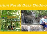 Jelang Lebaran, Pemuda Ondo-ondolu Percantik Wisata Air Terjun Pesak Batui 