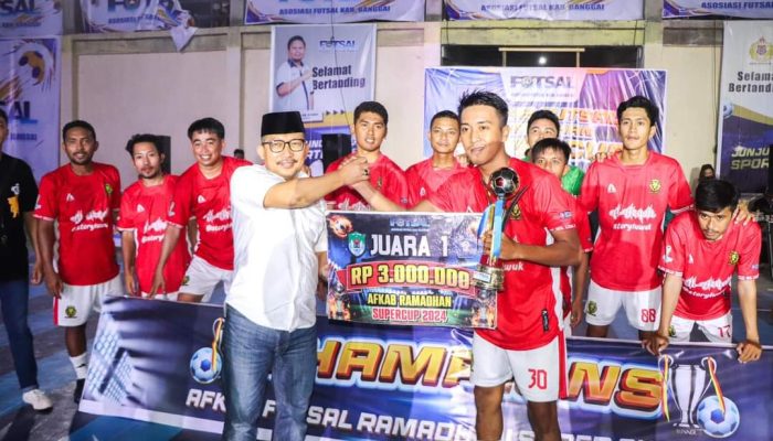 Lewat Drama Adu Penalti, Alumni Skansal Jawara Afkab Futsal Ramadhan Super Cup