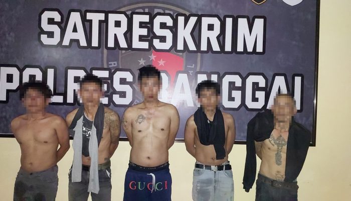 Lima Pelaku Komplotan Pencuri Sarang Walet Lintas Provinsi Dibekuk di Luwuk 