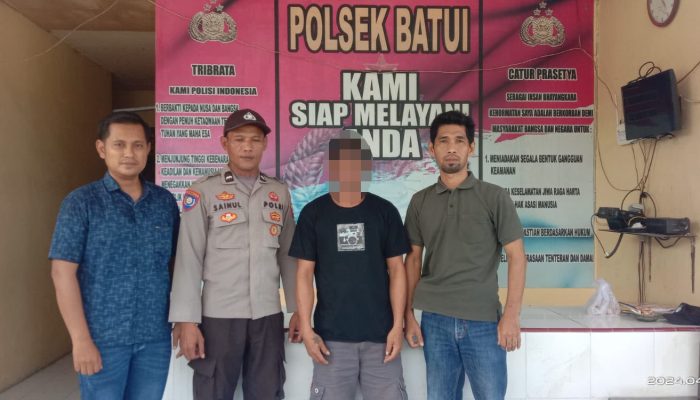 Lecehkan Anak di Bawah Umur, Pria Asal Batui Banggai Dibekuk Polisi 