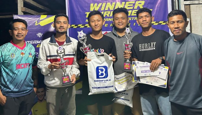 Pemuda Kasambang Kelurahan Lamo Sukses Gelar E-sport Football, Ini Para Juaranya!