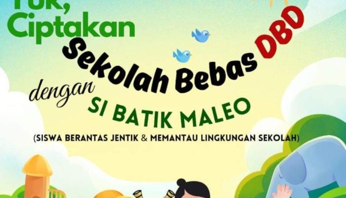 Ciptakan Sekolah Bebas DBD, Dinkes Banggai Luncurkan Inovasi Si Batik Maleo