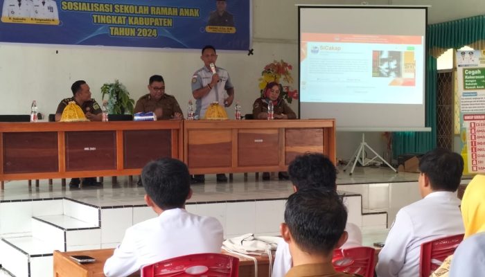 Apresiasi Sosialisasi Sekolah Ramah Anak Dinas P2KBP3A, Ini Harapan Kepala SMAN 2 Luwuk