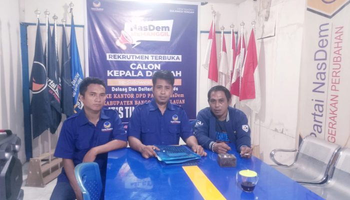 Resmi Ditutup, NasDem Bangkep Terima Pendaftar 9 Bacabup dan 4 Cawabup, Ini Daftarnya! 