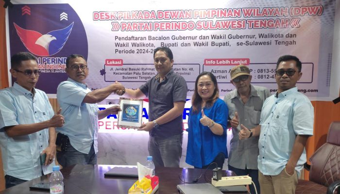 Kembalikan Formulir, Sudirman Sapat Resmi Mendaftar Calon Bupati Bangkep di Perindo 