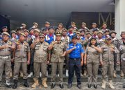 30 Personil Satpol PP dan Damkar Bangkep Ikut Upacara  HUT Satpol PP di Luwuk 