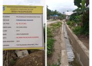 Pemdes Paisumosoni Bangkep Alokasikan DD Rp48 Juta Bangun Drainase