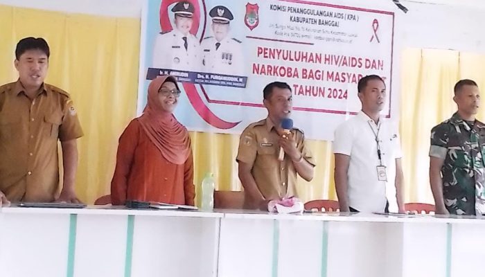 KPA Banggai Gelar Sosialisasi HIV/Aids dan Narkoba di 5 Kelurahan dan 2 Desa