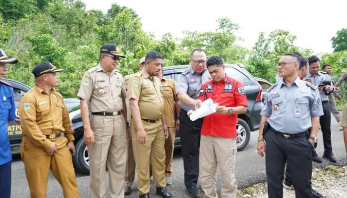 Kemenkumham Sulteng Tinjau Lokasi Pembangunan Lapas di Desa Kapelak Balut