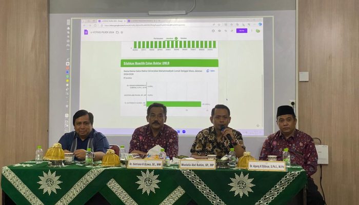 Diikuti 3 Calon, Sutrisno Buka Rapat Senat Pemilihan Rektor Unismuh Luwuk