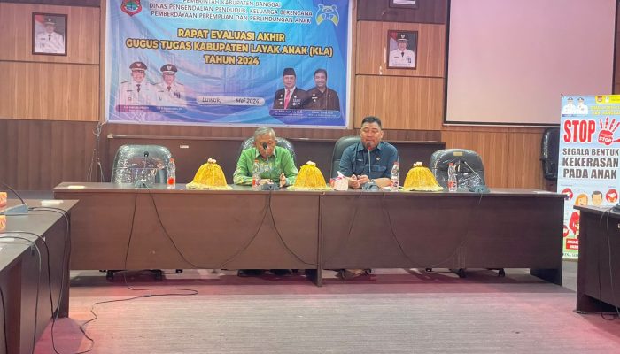 Rapat Evaluasi, Kadis Faisal Optimis Banggai Raih Penghargaan KLA