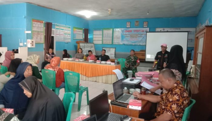 Dihadiri Camat Tinangkung, Pemdes Baka  Gelar Rembuk Stunting 2024