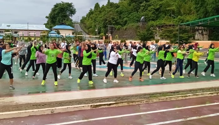 KPU Gelar Jalan Santai Songsong Pemilihan Bupati dan Wakil Bupati Bangkep