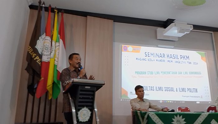 Dibuka Rektor, FISIP Unismuh Luwuk Gelar Seminar Hasil PKM Magang Kerja Mandiri 