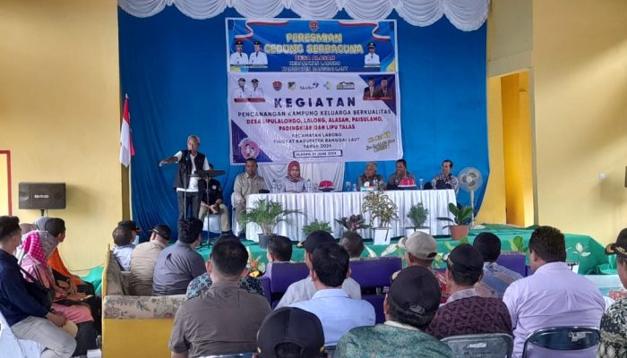 Bupati Balut Resmi Canangkan 6 Desa di Labobo Sebagai Kampung Berkualitas 