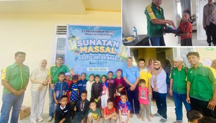 Diikuti 15 Anak, PT DSP Gelar Sunatan Massal Melalui Program CSR