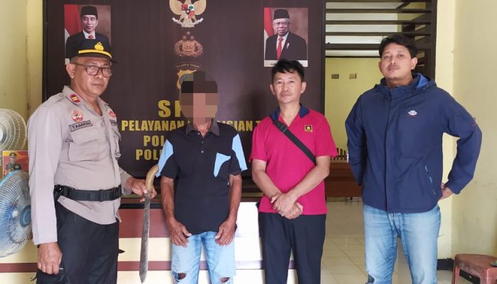 Sadis! Lakukan Penganiayaan Pakai Parang, Pria di Bunta Diamankan Polisi 