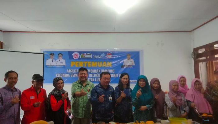 Dinas P2KBP3A Gelar Pertemuan Fasilitasi dan Pembinaan Kampung KB di Mangkio Baru