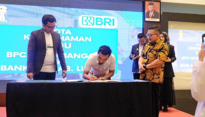 Komitmen Ciptakan Pengusaha Muda, BPC HIPMI Banggai dan BRI Luwuk Jalin Kerjasama