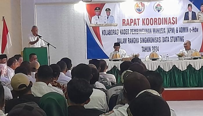 Buka Rakor Sinkronisasi,  Bupati Balut Harap Prestasi Penanganan Stunting Terus Dipertahankan 