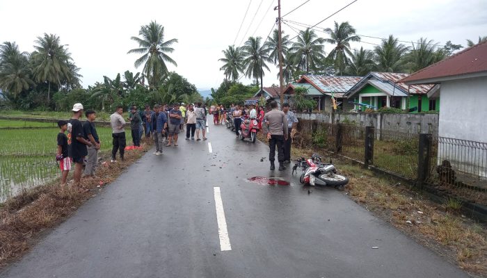 Laka Maut Libatkan Sonic Vs CRF di Moilong, Seorang Pelajar Meregang Nyawa dan 2 Lainnya Luka Berat