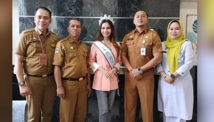 Miss Bintang Indonesia Sulteng Blendz Silaturahmi ke Dinas Pariwisata Banggai