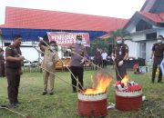 Kejari Banggai Laut Musnahkan Babuk dari 43 Perkara