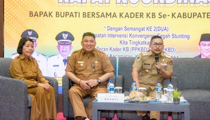 Dihadiri Bupati Amirudin, Dinas P2KBP3A Gelar Rakor Bersama Kader KB se-Kabupaten Banggai